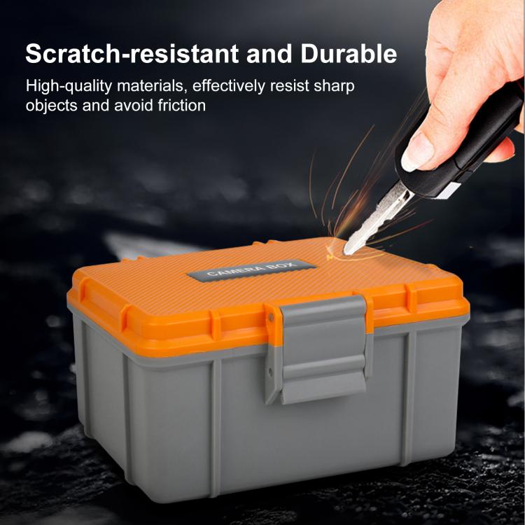 For DJI Osmo Action 5 Pro / 4 / 3 PULUZ Waterproof Hard Carrying Suitcase Outdoor Protective Storage Box (Orange) - free shipping - PMC TechLife - Order now!