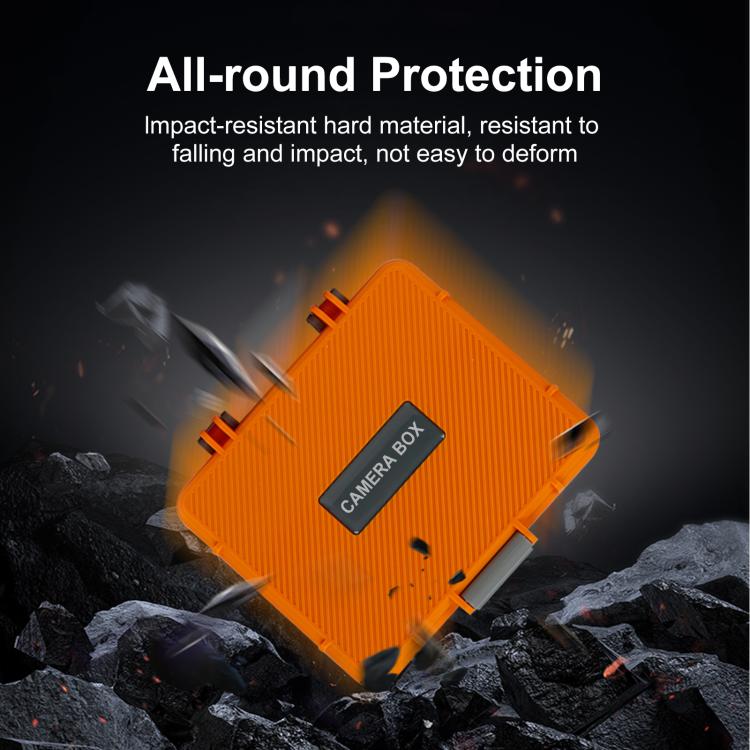 For DJI Osmo Action 5 Pro / 4 / 3 PULUZ Waterproof Hard Carrying Suitcase Outdoor Protective Storage Box (Orange) - free shipping - PMC TechLife - Order now!