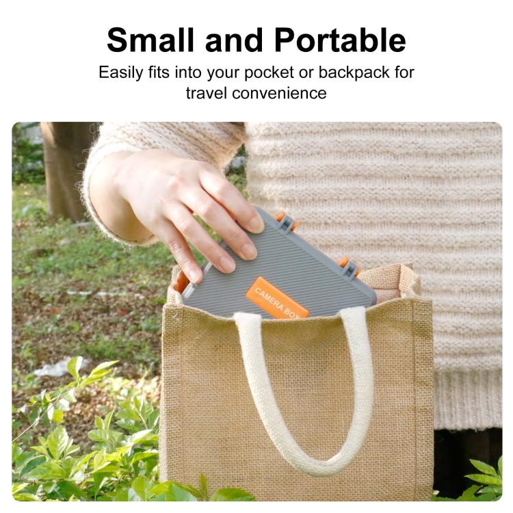 For DJI Osmo Action 5 Pro / 4 / 3 PULUZ Waterproof Hard Carrying Suitcase Outdoor Protective Storage Box (Grey) - free shipping - PMC TechLife - Order now!