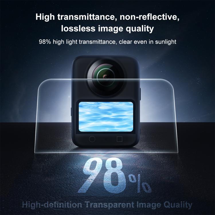 For DJI Osmo 360 PULUZ Screen Explosion-proof Tempered Glass Films (Transparent) - free shipping - PMC TechLife - Order now!