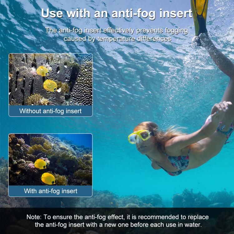 For DJI Osmo Action 5 Pro / 3 / 4 PULUZ 60m Underwater Waterproof Housing Diving Case with Cold Shoe & Buckle Basic Mount & Screw - free shipping - PMC TechLife - Order now!