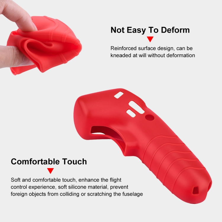 For DJI RC Motion 2 / DJI Avata / FPV Rocker PULUZ Silicone Protective Case with Neck Strap(Red) - Cases & Bags by PULUZ | Online Shopping South Africa | PMC TechLife | Buy Now Pay Later Mobicred