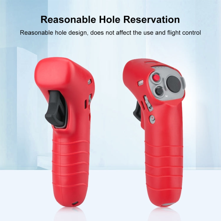 For DJI RC Motion 2 / DJI Avata / FPV Rocker PULUZ Silicone Protective Case with Neck Strap(Red) - Cases & Bags by PULUZ | Online Shopping South Africa | PMC TechLife | Buy Now Pay Later Mobicred