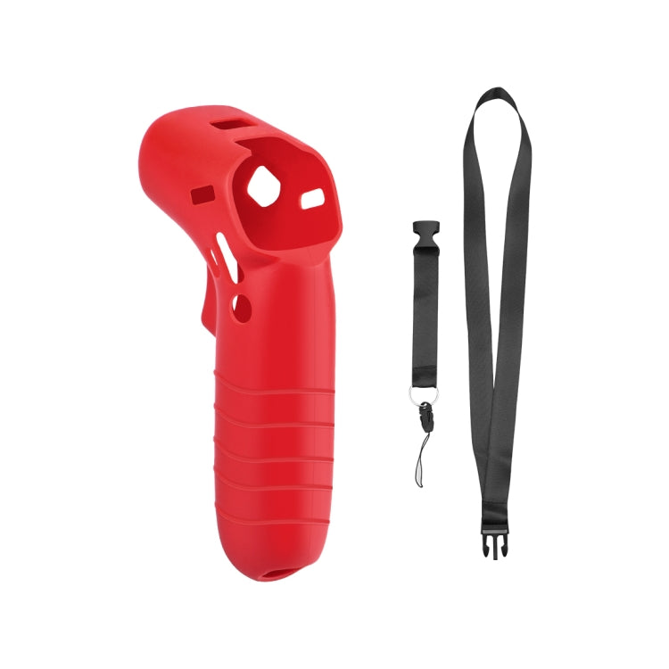For DJI RC Motion 2 / DJI Avata / FPV Rocker PULUZ Silicone Protective Case with Neck Strap(Red) - Cases & Bags by PULUZ | Online Shopping South Africa | PMC TechLife | Buy Now Pay Later Mobicred