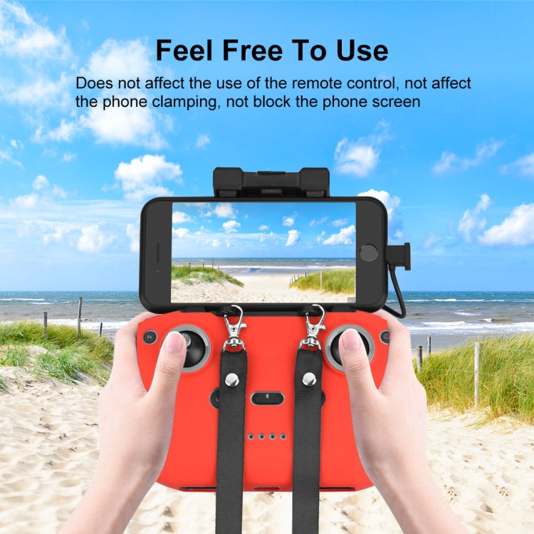 PULUZ Nylon Dual-Hook Anti-lost Anti-fall Neck Strap Lanyard for DJI Mini 3 / 3 Pro / Mavic 3 / Air 2 / 2S Remote Control (Black) - Other by PULUZ | Online Shopping South Africa | PMC TechLife | Buy Now Pay Later Mobicred