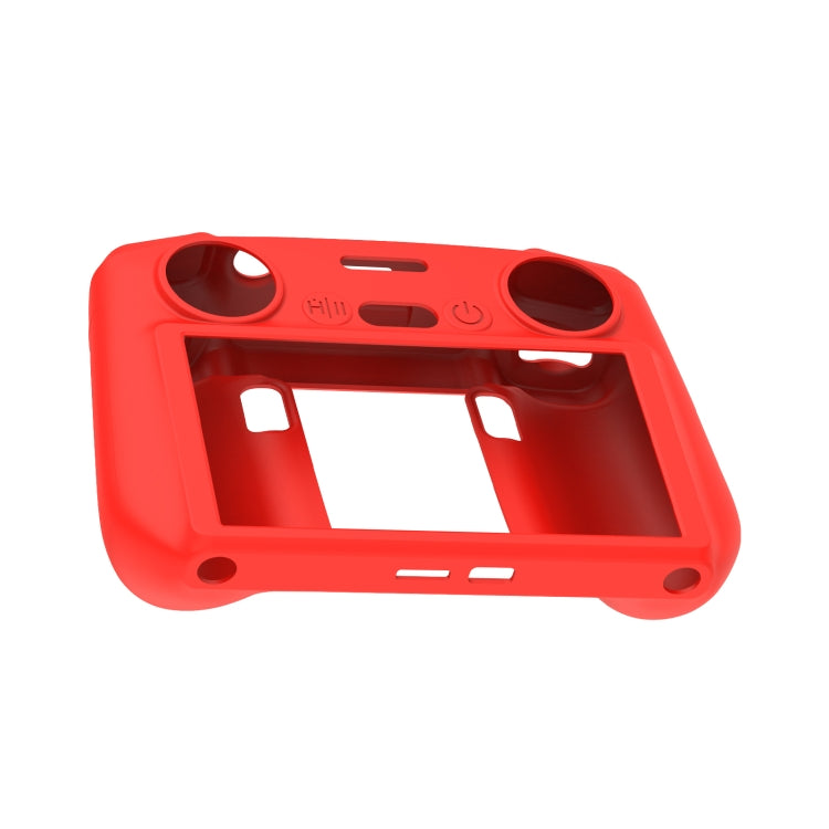 For DJI Mini 4 Pro / Air 3 Remote Control / DJI RC 2 with Screen PULUZ Silicone Protective Case (Red) - Carry Cases & Bags by PULUZ | Online Shopping South Africa | PMC TechLife | Buy Now Pay Later Mobicred