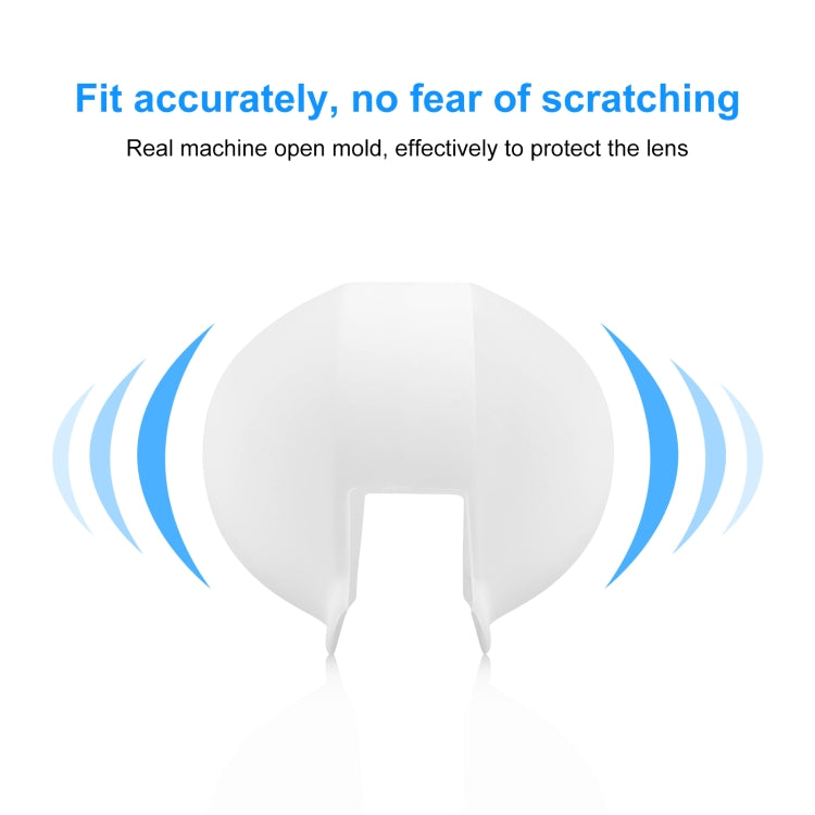 For Insta360 X3 / X4 PULUZ Invisible Dive Case Lens Guard Silicone Protective Cover (White) - Len Accessories by PULUZ | Online Shopping South Africa | PMC TechLife | Buy Now Pay Later Mobicred