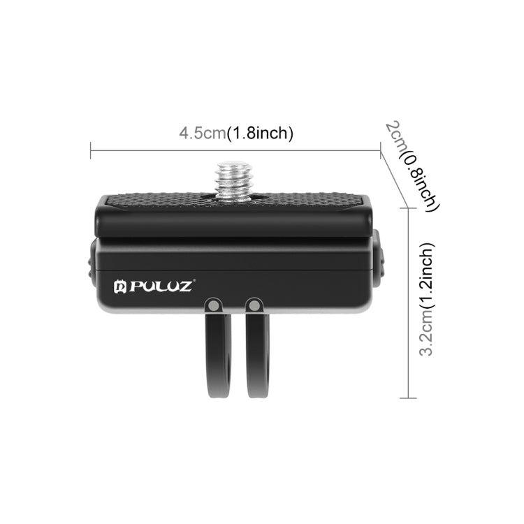 For Insta360 Ace / Ace Pro / X4 PULUZ Magnetic Quick Release Base Mount (Black) - free shipping - PMC TechLife - Order now!