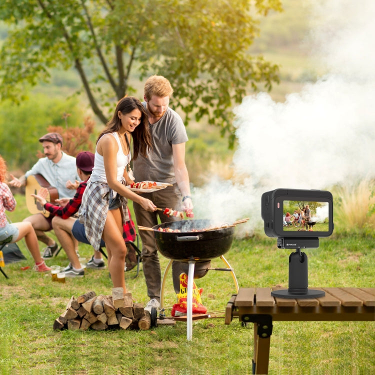 For Insta360 Ace / Ace Pro / X4 PULUZ Magnetic Quick Release Base Mount (Black) - free shipping - PMC TechLife - Order now!