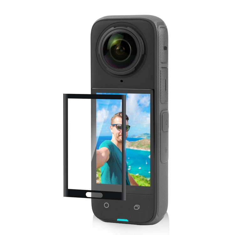 For Insta360 X4 PULUZ 9H 2.5D Curved HD Screen Tempered Glass Film (Transparent) - Protective Film & Stickers by PULUZ | Online Shopping South Africa | PMC TechLife