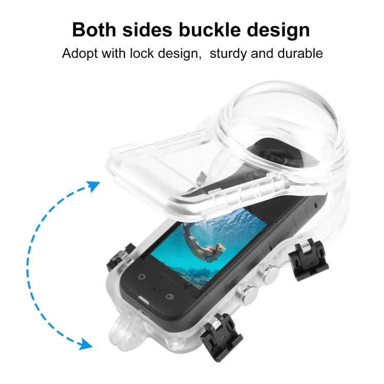 For Insta360 X4 PULUZ 50m Waterproof Sealed Diving Case (Transparent) - free shipping - PMC TechLife - Order now!