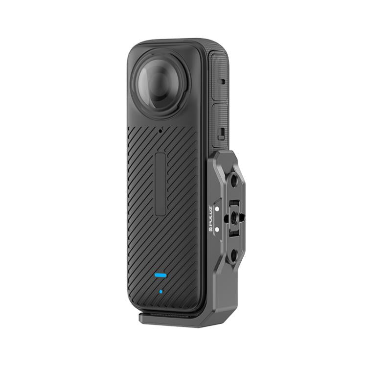 For Insta360 X4 / X5 PULUZ Vertical Horizontal Shooting Quick Release Metal  L Bracket (Black) - Mount & Holder by PULUZ | Online Shopping South Africa | PMC TechLife | Buy Now Pay Later Mobicred