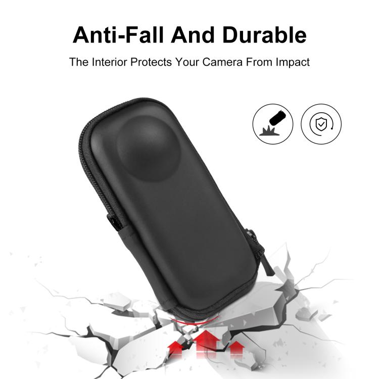 For Insta360 X4 / X5 PULUZ Camera Portable Case Box Storage Bag (Black) - Case & Bags by PULUZ | Online Shopping South Africa | PMC TechLife | Buy Now Pay Later Mobicred