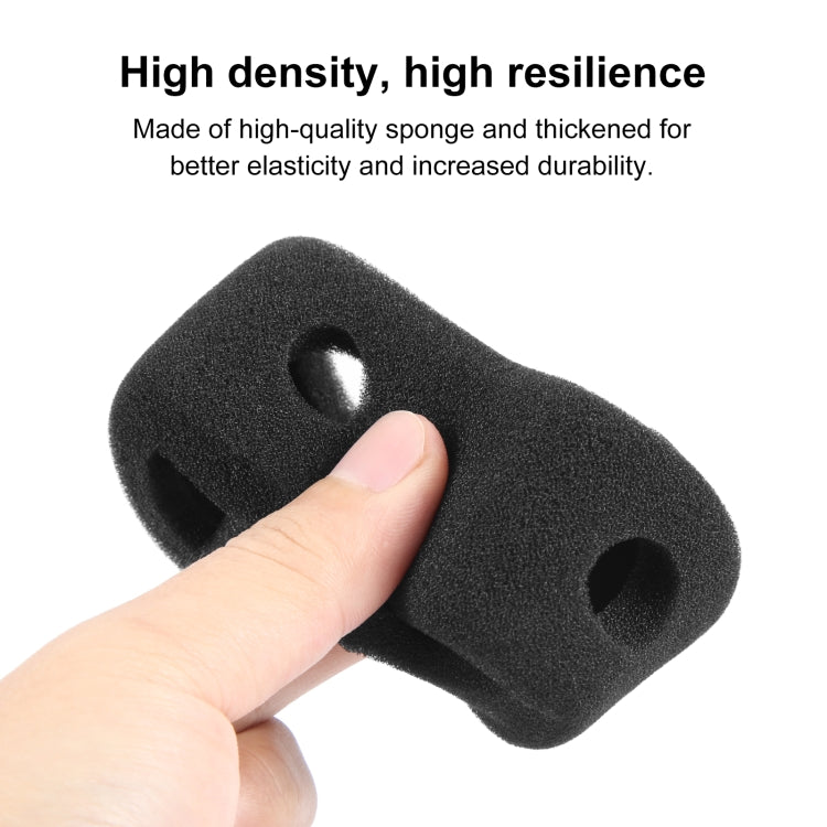 For DJI Osmo Action 5 Pro / 4 / 3 PULUZ High Density Foam Windshield (Black) - Other by PULUZ | Online Shopping South Africa | PMC TechLife | Buy Now Pay Later Mobicred