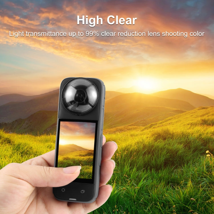 For Insta360 X4 PULUZ Rotation PC Lens Guard  Protective Cover (Transparent) - Len Accessories by PULUZ | Online Shopping South Africa | PMC TechLife | Buy Now Pay Later Mobicred