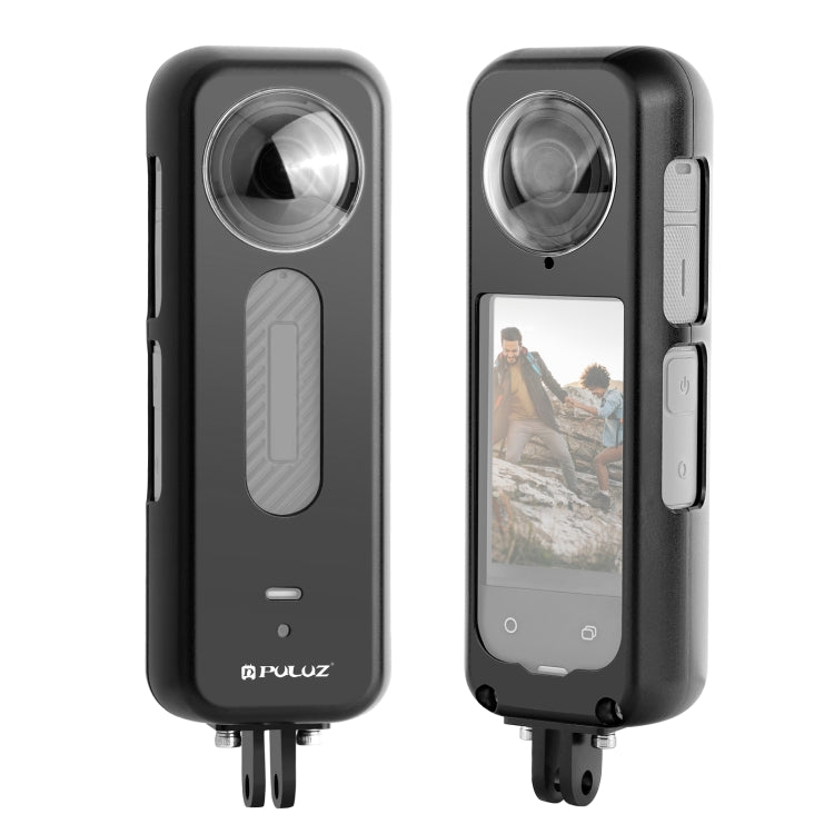 For Insta360 X4 PULUZ Metal Protective Cage Rig Housing Frame with Lens Protector (Black) - free shipping - PMC TechLife - Order now!