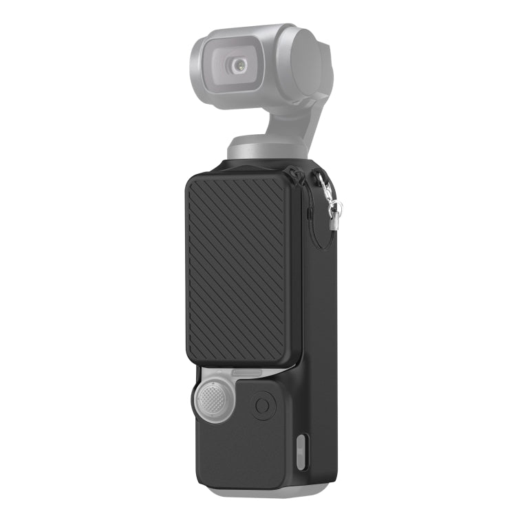 For DJI OSMO Pocket 3 PULUZ  2 in 1 Silicone Cover Case Set with Strap (Black) - Case & Bags by PULUZ | Online Shopping South Africa | PMC TechLife | Buy Now Pay Later Mobicred