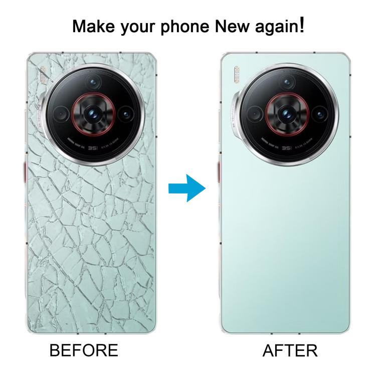 For ZTE nubia Z60S Pro Original Disassembled Glass Battery Back Cover with Camera Lens Cover(White) - free shipping - PMC TechLife - Order now!