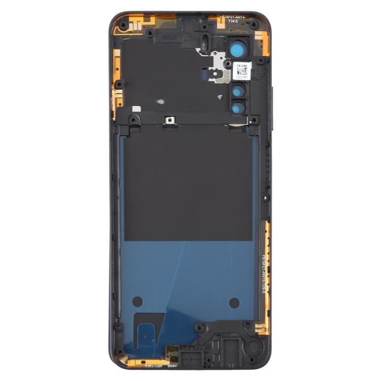 For ZTE Axon 40 Lite Plastic Battery Back Cover with Middle Frame / Camera Lens Cover(Black) - free shipping - PMC TechLife - Order now!