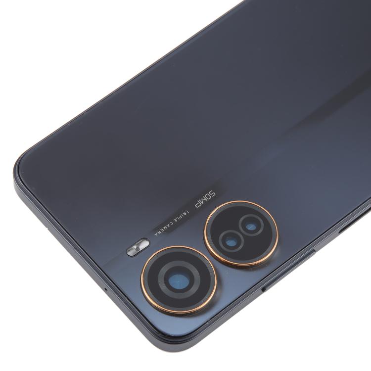 For ZTE Axon 40 Lite Plastic Battery Back Cover with Middle Frame / Camera Lens Cover(Black) - free shipping - PMC TechLife - Order now!