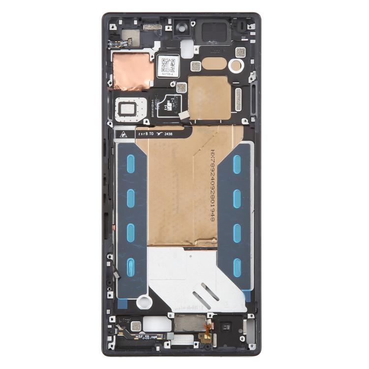 For ZTE nubia RedMagic 10 Pro Middle Frame Bezel Plate with In-Display Fingerprint Sensor Flex Cable (Black) - free shipping - PMC TechLife - Order now!
