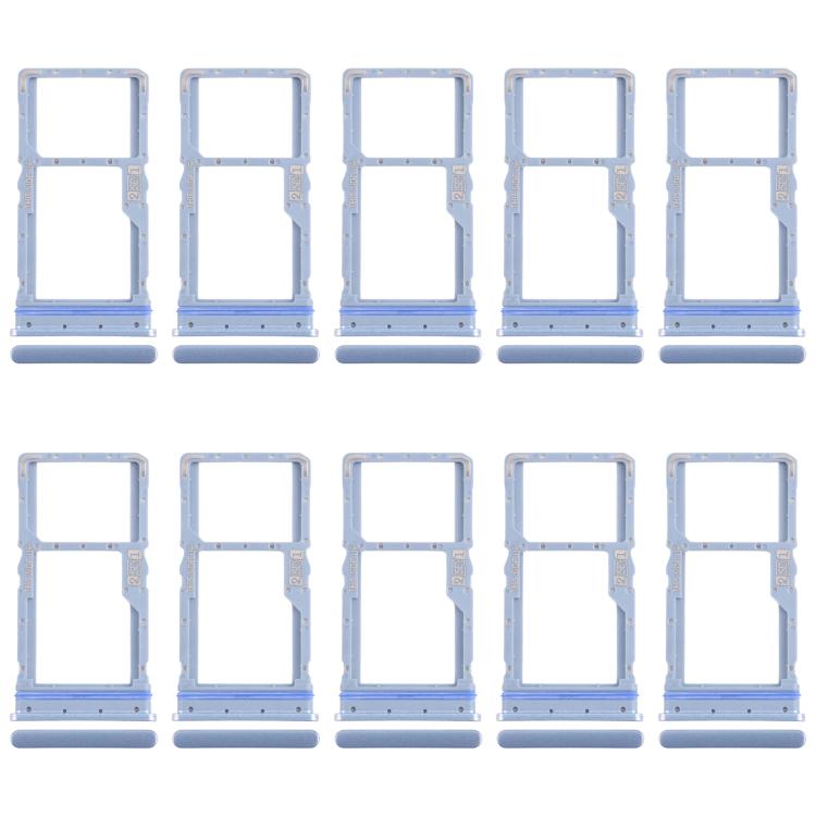 For Motorola Moto G31 XT2173-3 10pcs Original SIM + Micro SD Card Tray (Blue) - free shipping - PMC TechLife - Order now!
