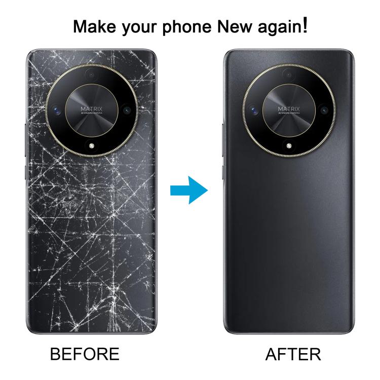 For Honor X9b Back Cover with Camera Lens Cover(Silver) - free shipping - PMC TechLife - Order now!