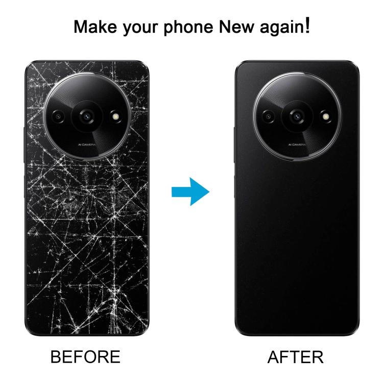 For Xiaomi Redmi A3x 4G OEM Back Cover(Black) - free shipping - PMC TechLife - Order now!