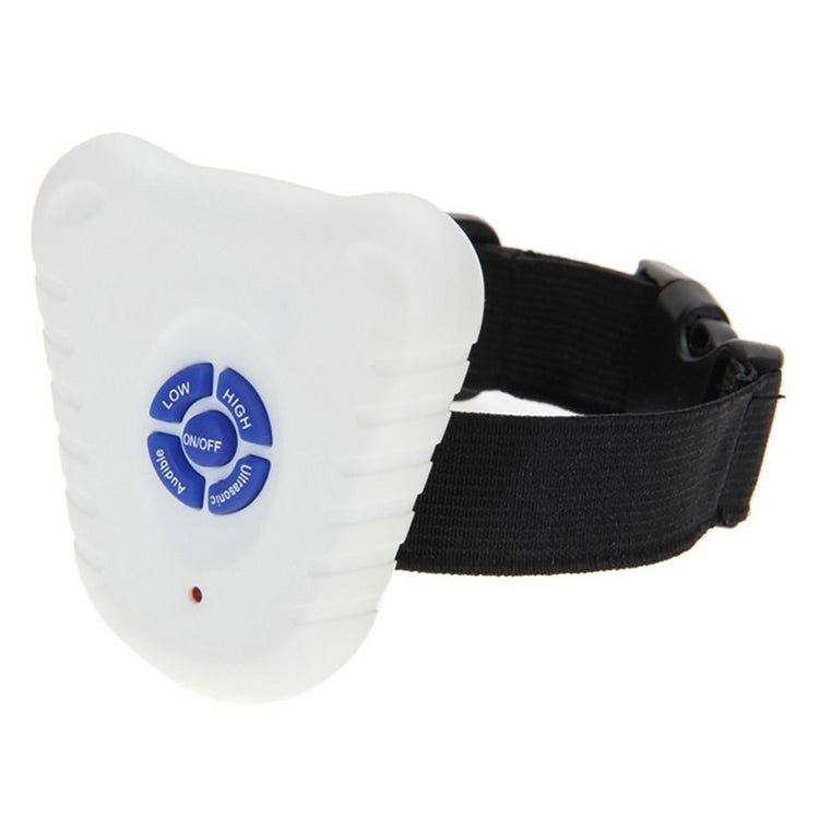 Ultrasonic Bark Stop Collar(White) - Training Aids by PMC TechLife | Online Shopping South Africa | PMC TechLife | Buy Now Pay Later Mobicred