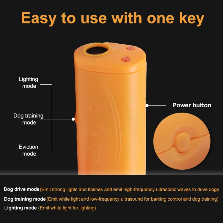 3 in 1 (Training dog, Banish dog, Lighting)(Yellow) - Training Aids by PMC TechLife | Online Shopping South Africa | PMC TechLife | Buy Now Pay Later Mobicred