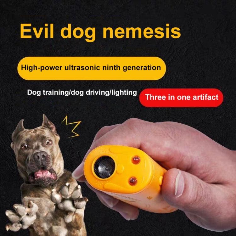 3 in 1 (Training dog, Banish dog, Lighting)(Yellow) - Training Aids by PMC TechLife | Online Shopping South Africa | PMC TechLife | Buy Now Pay Later Mobicred