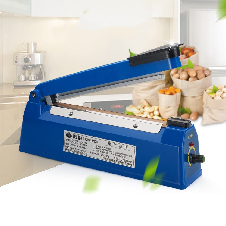 F-200 200mm Heat Sealing Hand Impulse Poly Sealer Closer Machine, Plastic Shell - free shipping - PMc TechLife - Order now!