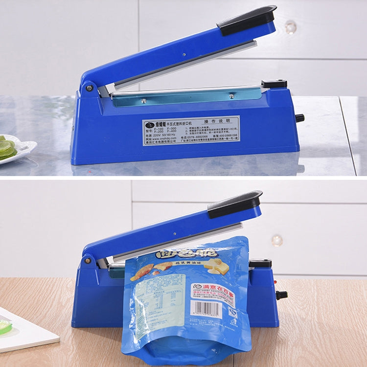 F-200 200mm Heat Sealing Hand Impulse Poly Sealer Closer Machine, Plastic Shell - free shipping - PMc TechLife - Order now!