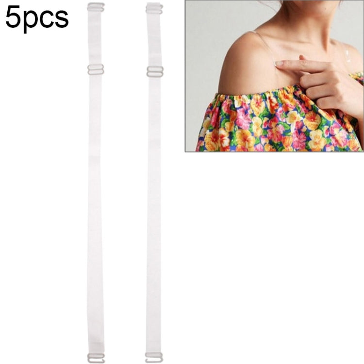 5pcs Invisible Bra Shoulder Strap Ladies Replacement(Transparent) - Others by PMC TechLife | Online Shopping South Africa | PMC TechLife | Buy Now Pay Later Mobicred