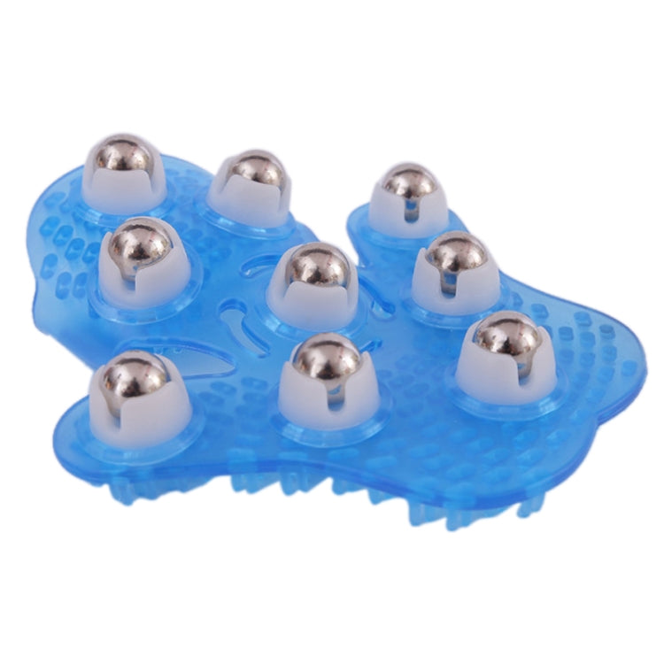 Thickened Palm-shaped Handheld Ball Meridian Massager(Blue) - free shipping - PMC TechLife - Order now!