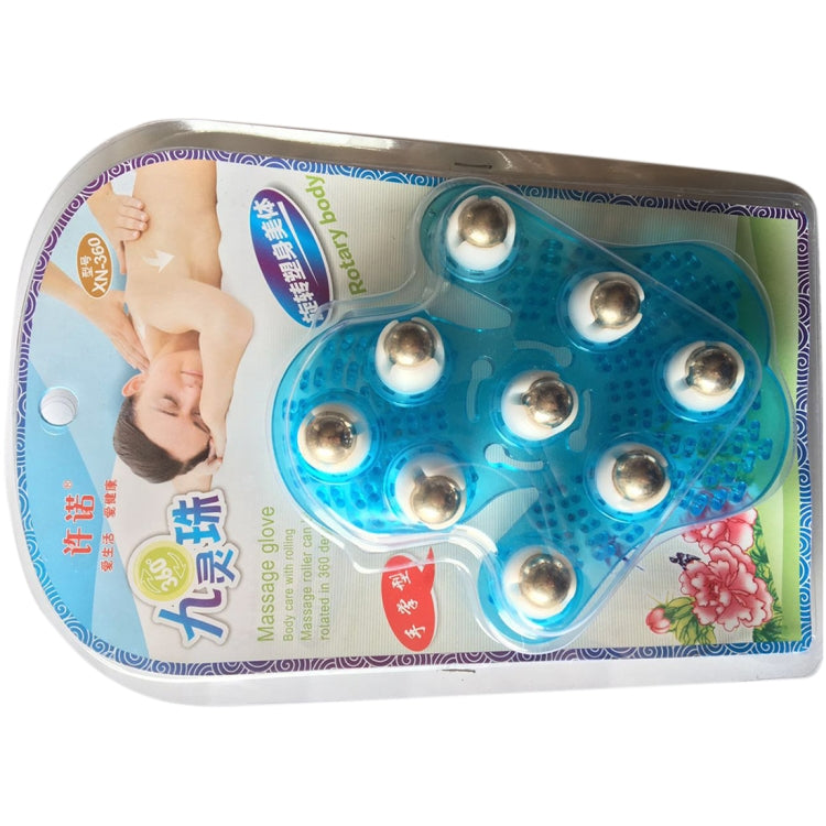 Thickened Palm-shaped Handheld Ball Meridian Massager(Blue) - free shipping - PMC TechLife - Order now!