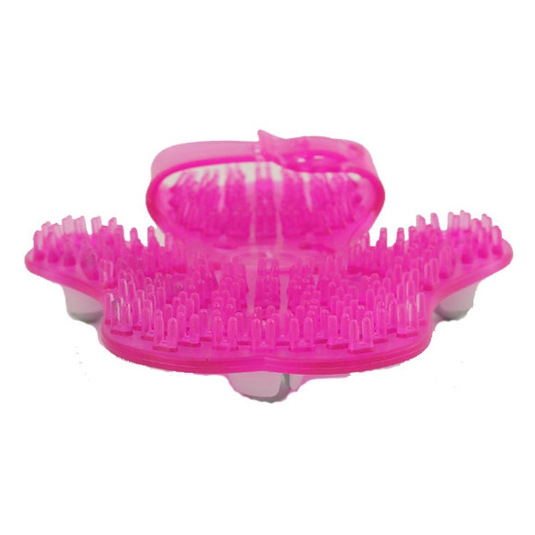 Thickened Palm-shaped Handheld Ball Meridian Massager(Magenta) - free shipping - PMC TechLife - Order now!