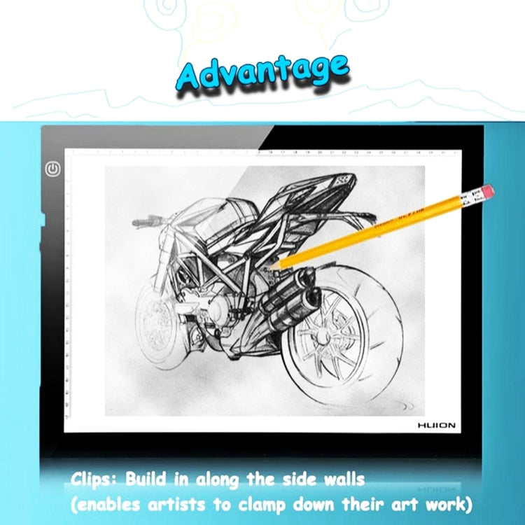 Huion L4S USB Portable 17.7 inch Ultra Slim Adjustable Brightness Art Craft Tattoo Tracing Light Box Pad Board - free shipping - PMC TechLife - Order now!
