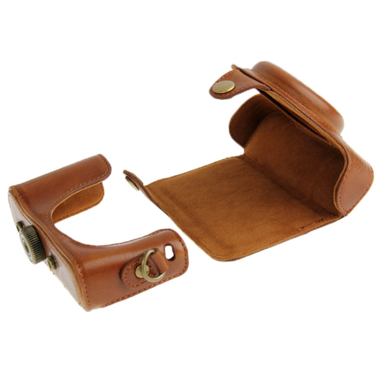 Leather Camera Case Bag for Sony HX50 (Brown) - free shipping - PMC TechLife - Order now!