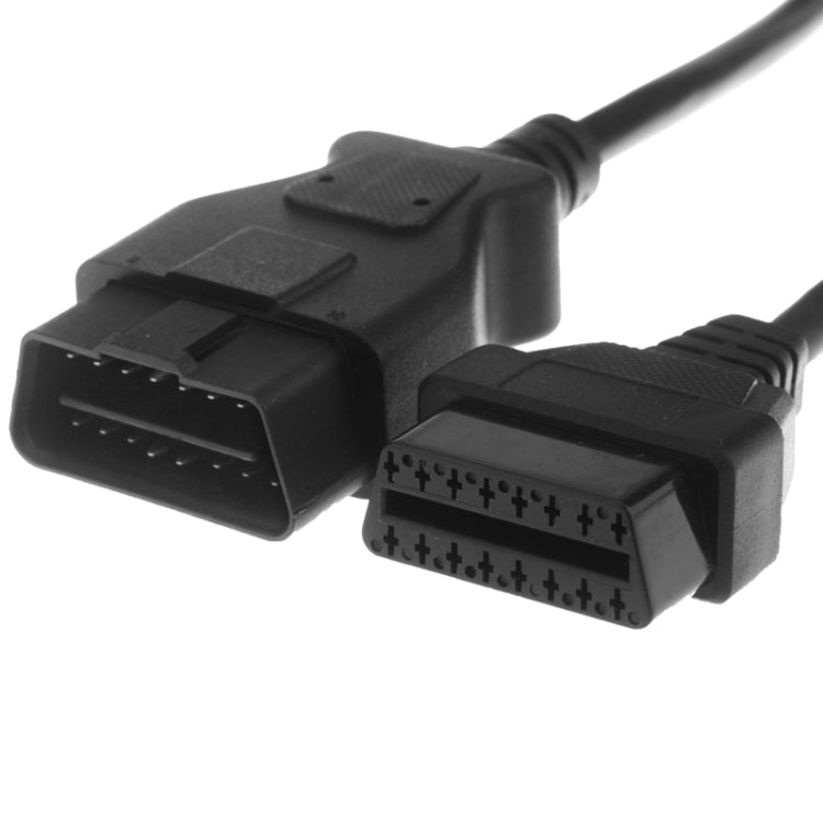 ELM327 OBDII 16 Pin to 16 Pin Bluetooth Car Diagnostic Cable, Length: 1.5m(Black) - Cables & Connectors by PMC TechLife | Online Shopping South Africa | PMC TechLife | Buy Now Pay Later Mobicred