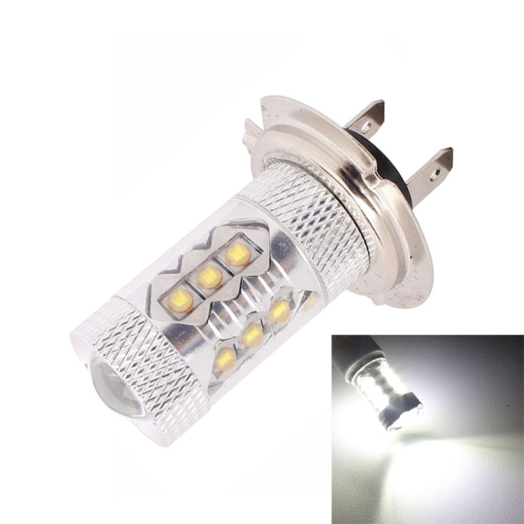 H7 80W 800LM 6500K White Light 16-3535-LEDs Car Foglight , Constant Current , DC12-24V(White Light) - Fog / Driving Lights by PMC TechLife | Online Shopping South Africa | PMC TechLife | Buy Now Pay Later Mobicred