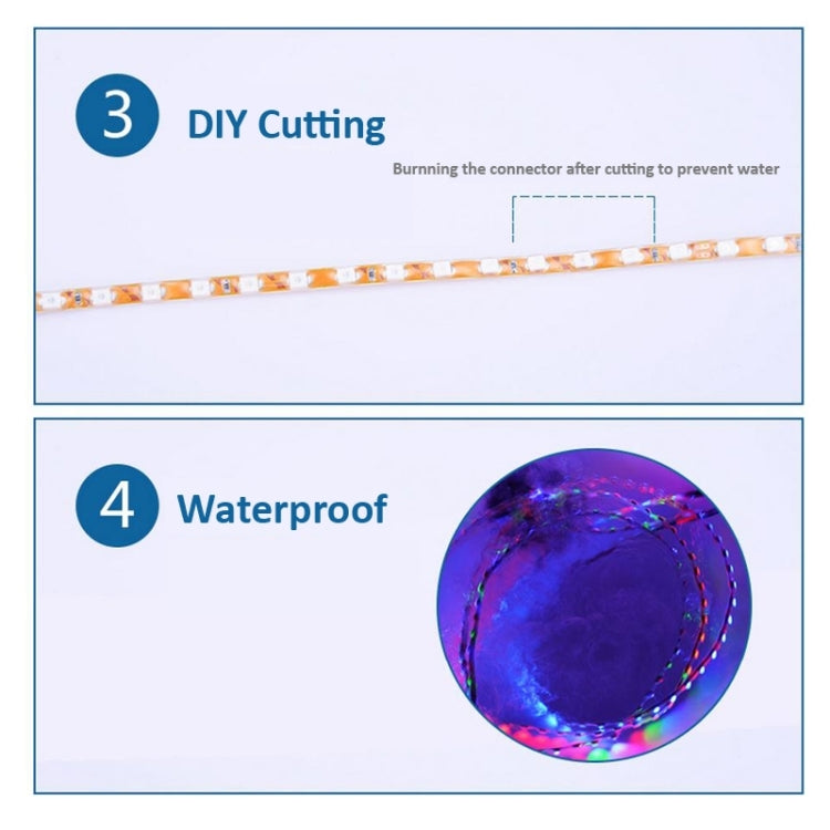 5 PCS Flow Style 45 LED 3528 SMD Waterproof Flexible Car Strip Light for Car Decoration, DC 12V, Length: 45cm - Decorative Lights by PMC TechLife | Online Shopping South Africa | PMC TechLife | Buy Now Pay Later Mobicred