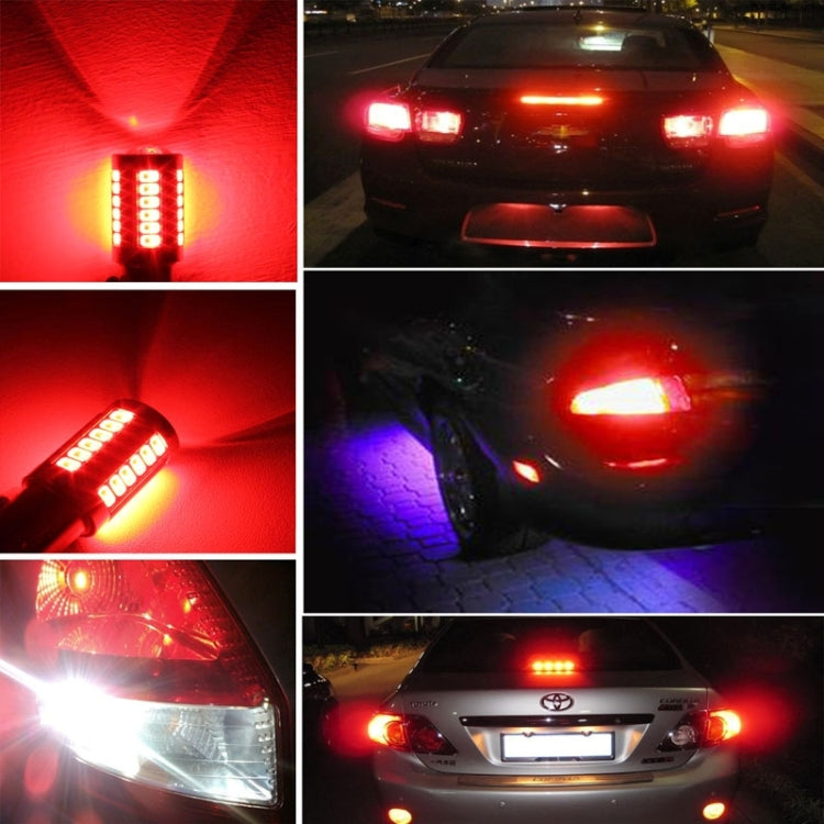 2PCS 1156/BA15S 16.5W 1155LM 630-660nm 33 LED SMD 5630 Red Light Car Brake Light Lamp Bulb for Vehicles , DC12V(Red Light) - Brake Lights by PMC TechLife | Online Shopping South Africa | PMC TechLife | Buy Now Pay Later Mobicred