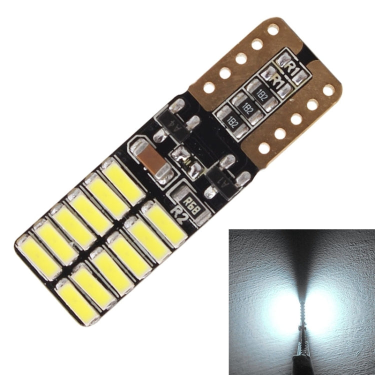 2 PCS T10 4.8W 720LM White Light 24 SMD 4014 LED Error-Free Canbus Car Clearance Lights Lamp, DC 12V - Clearance Lights by PMC TechLife | Online Shopping South Africa | PMC TechLife | Buy Now Pay Later Mobicred