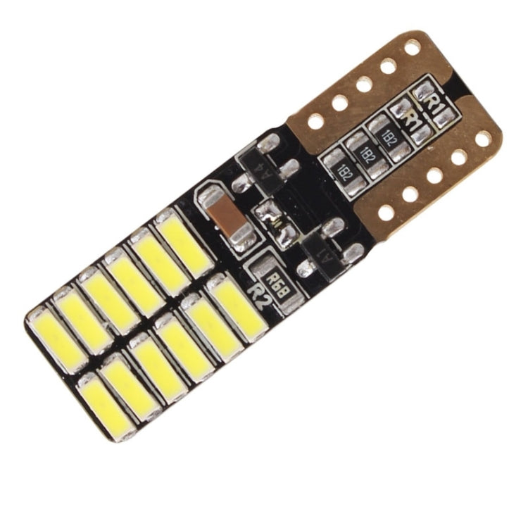 2 PCS T10 4.8W 720LM White Light 24 SMD 4014 LED Error-Free Canbus Car Clearance Lights Lamp, DC 12V - Clearance Lights by PMC TechLife | Online Shopping South Africa | PMC TechLife | Buy Now Pay Later Mobicred