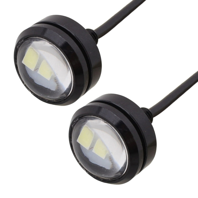 2 PCS  22.5mm 1.5W 150LM White Light 3 LED SMD 5630 Spotlight Eagle Eye Light Daytime Running Light for Vehicles - free shipping - PMC TechLife - Order now!