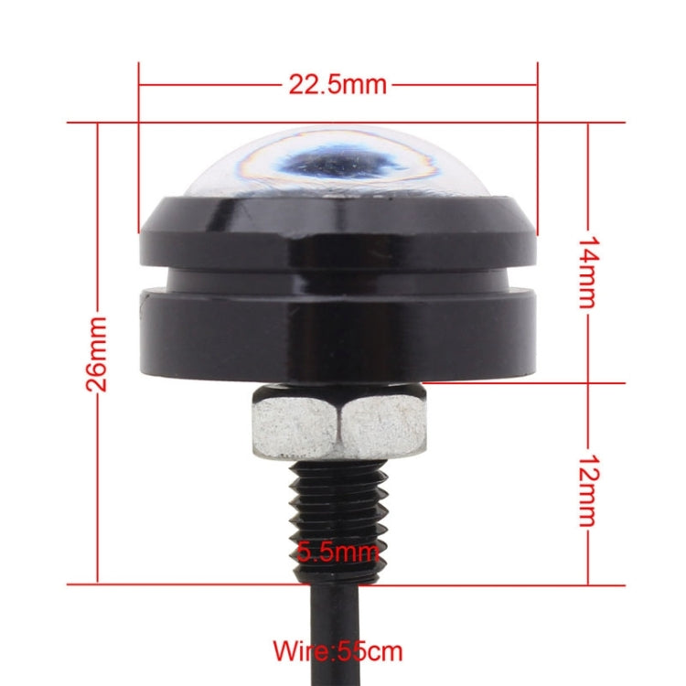 2 PCS  22.5mm 1.5W 150LM White Light 3 LED SMD 5630 Spotlight Eagle Eye Light Daytime Running Light for Vehicles - free shipping - PMC TechLife - Order now!