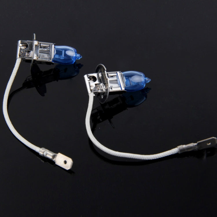 HOD H3 Halogen Bulb, Super White Car Headlight Bulb, 12 V / 100W, 6000K 2400 LM (Pair) - Halogen Lights by PMC TechLife | Online Shopping South Africa | PMC TechLife | Buy Now Pay Later Mobicred