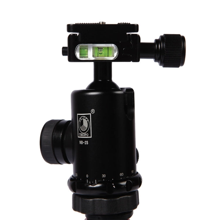 Triopo MT-2804C Adjustable Portable Aluminum Tripod (Gold) with NB-2S Ball Head (Black) for Canon Nikon Sony DSLR Camera - free shipping - PMC TechLife - Order now!