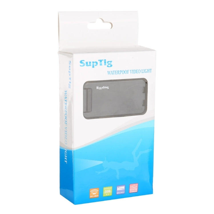SupTig 30M Waterproof 300LM Video Light for GoPro, Insta360, DJI and Other Action Cameras(Black) - Waterproof Light by PMC TechLife | Online Shopping South Africa | PMC TechLife | Buy Now Pay Later Mobicred